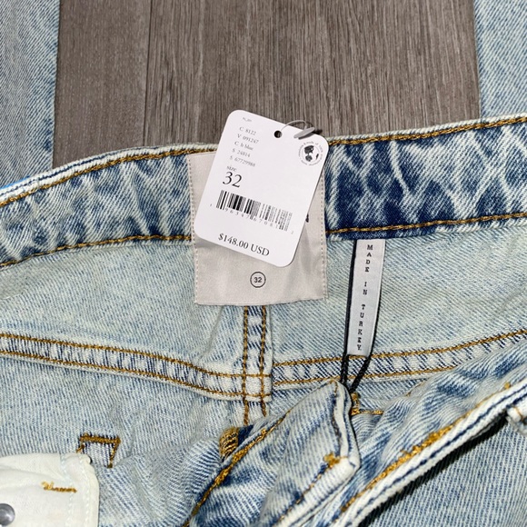 One teaspoon truckers low waist jeans Free People Sz 32 NEW - Picture 4 of 12